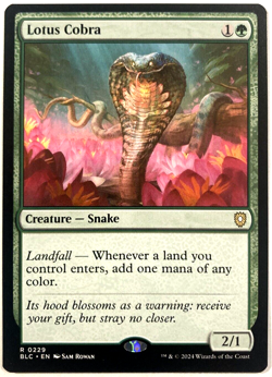 MTG Lotus Cobra Commander Bloomburrow 0229 NM - Image 1
