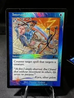 Foil Intervene *Urza's Legacy* MTG Magic the Gathering - Image 1