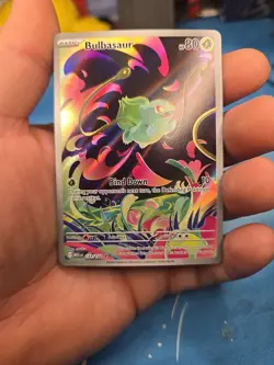 Pokemon TCG Bulbasaur 133/132 Secret Rare Mega Evolution Set Near Mint - Image 1