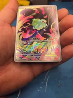 Pokemon TCG Bulbasaur 133/132 Secret Rare Mega Evolution Set Near Mint - Image 2