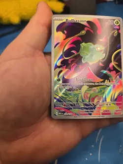 Pokemon TCG Bulbasaur 133/132 Secret Rare Mega Evolution Set Near Mint - Image 3