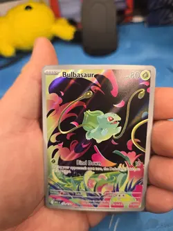 Pokemon TCG Bulbasaur 133/132 Secret Rare Mega Evolution Set Near Mint - Image 4