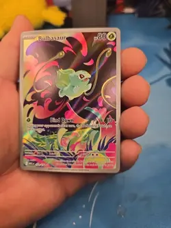 Pokemon TCG Bulbasaur 133/132 Secret Rare Mega Evolution Set Near Mint - Image 5