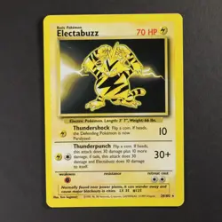 Electabuzz 20/102 Pokemon TCG Base Set Common/ Uncommon P-LP - Image 1