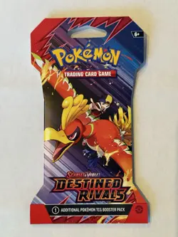 Pokemon Scarlet & Violet Destined Rivals Sleeved Booster Pack - Ho-Oh & Ethan - Image 1