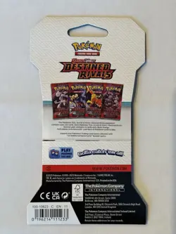 Pokemon Scarlet & Violet Destined Rivals Sleeved Booster Pack - Ho-Oh & Ethan - Image 2