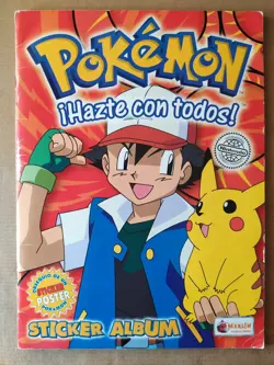 ALBUM COMPLETO CROMO / STICKER POKEMON SERIE 1 MERLIN 1999 CON POSTER CROMOS VER - Image 1