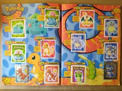 ALBUM COMPLETO CROMO / STICKER POKEMON SERIE 1 MERLIN 1999 CON POSTER CROMOS VER - Image 3