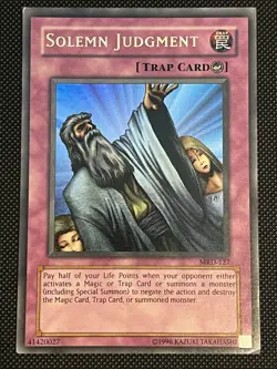 Yu-Gi-Oh! Solemn Judgment Metal Raiders Holo Unlimited MRD-127 - Image 1