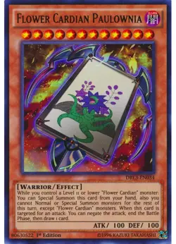 Yugioh - Flower Cardian Paulownia (Ultra Rare) (1st Edition) - DRL3-EN034 P - Image 1