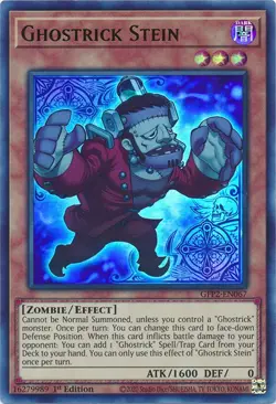 Yugioh - Ghostrick Stein (Ultra Rare) (1st Edition) - GFP2-EN067 P - Image 1