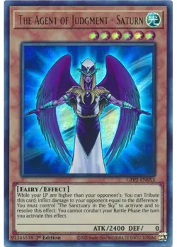 Yugioh The Agent of Judgment - Saturn (Ultra Rare) (1st Edition) - GFP2-EN053 P - Image 1