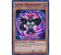 Yugioh Blackwing - Hurricane the Tornado (Super Rare) (1st Edition) DRLG-EN029 P - Image 1