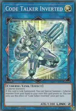 Yugioh - Code Talker Inverted (Super Rare) (1st Edition) - IGAS-EN096 P - Image 1