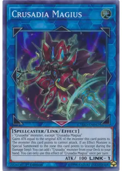 Yugioh - Crusadia Magius (Super Rare) (Unlimited) - CYHO-EN042 P - Image 1