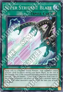 Yugioh - Super Strident Blaze (Rare) (1st Edition) - LED3-EN015 P - Image 1