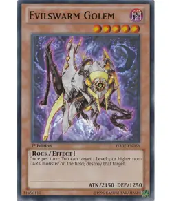 Yugioh - Evilswarm Golem (Super Rare) (1st Edition) - HA07-EN053 P - Image 1