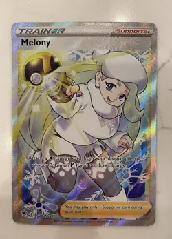 Pokemon Melony Full Art Ultra Rare Holo Trainer Card Astral Radiance TG26/TG30 - Image 1