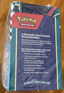 POKEMON TRADING CARD GAME COLLECTOR CHEST with 6 BOOSTER PACKS & 2 FOIL CARDS - Image 3
