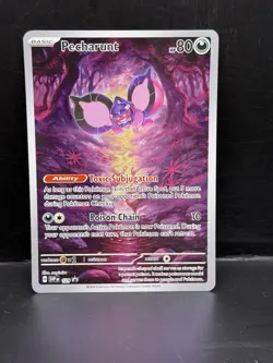 Pokemon Card TCG - Pecharunt SVP 129 Promo Shrouded Fable ETB Promo Near Mint - Image 1