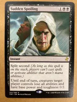 MTG 1x Sudden Spoiling # 144 Time Spiral Remastered Magic the Gathering x1 NM - Image 1