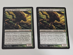 2x Sapling of Colfenor #128 (MP) Eventide EVE Magic MTG Rares - Image 1