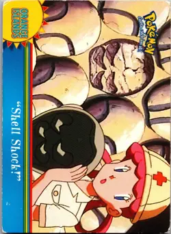 Pokemon Topps Orange Islands Shell Shock #OR6 Blue Label TV Animation - Image 1