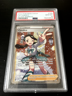 Pokemon 2022 Candice Full Art PSA 10 Silver Tempest - Image 1