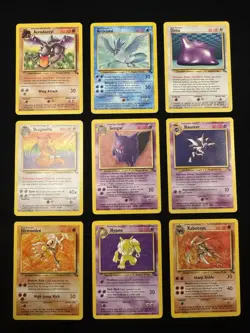 Pokemon TCG - Fossil 💀 Complete Non-Holo Set 16-62 - Near Mint - WOTC - Image 1