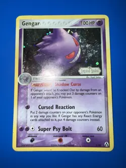 Pokemon TCG Gengar 5/92 Legend Maker Reverse Holo Stamped with Swirl - Image 1