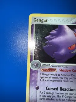 Pokemon TCG Gengar 5/92 Legend Maker Reverse Holo Stamped with Swirl - Image 2