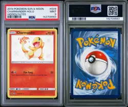 Pokemon Charmander SV6/SV94 Hidden Fates: Shiny Vault Holo PSA 9 - Image 3