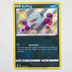 Koffing SV076/SV122 Shiny Holo Rare Shining Fates Pokemon TCG - Image 1
