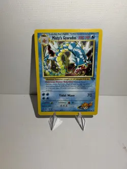 Pokemon Misty's Gyarados Gym Challenge Holo Rare 13/132 English 2000 Unlimited - Image 1