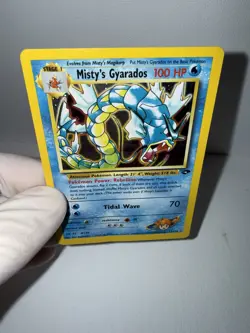 Pokemon Misty's Gyarados Gym Challenge Holo Rare 13/132 English 2000 Unlimited - Image 4