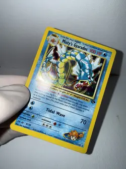 Pokemon Misty's Gyarados Gym Challenge Holo Rare 13/132 English 2000 Unlimited - Image 5