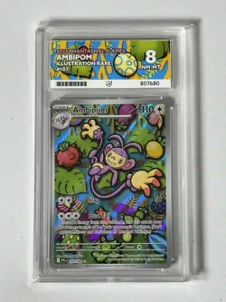 Ambipom 107/094 Phantasmal Flames Pokemon TCG - Ace 8 NM Near Mint Illustration - Image 1