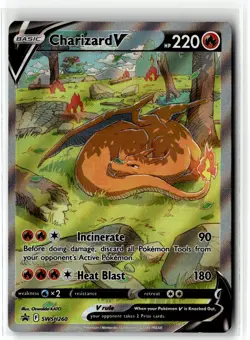 Charizard V ⭐ SWSH260 Holo Promo SWSH Black Star 2019 Pokemon NM - Image 1
