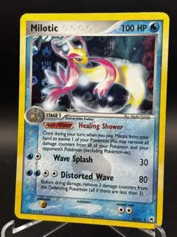 Pokemon TCG Milotic EX Hidden Legends 12/101 Reverse Holo Holo Rare 2004 - LP/NM - Image 3