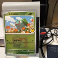 Pokemon Bulbasaur 001/132 Pokemon Day 2026 Promo Reverse Holo Mega Evolutions - Image 3