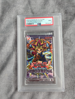 Yu-Gi-Oh! 1st Edition - Labyrinth of Nightmare - Booster Pack - PSA Mint 9 - Image 1