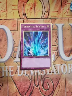 Torrential Tribute MGED-EN052 GOLD 1ST EDITION NM Yugioh - Image 1
