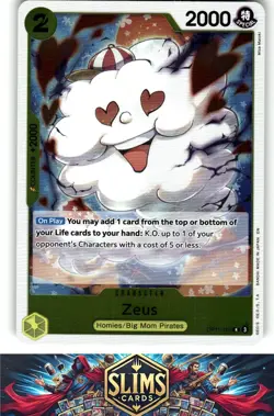 OnePiece TCG - Zeus HOLOFOIL Near Mint or Better B2G1 - Image 1