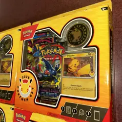 Pokemon TCG Trading Card Game: Pokemon Day 2026 Collection x4 boxes in hand - Image 4