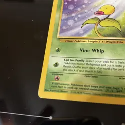 Pokemon Card Bellsprout 49/64 Jungle 1st Edition - Image 4
