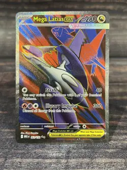 Pokemon TCG Mega Latias EX Full Art Ultra Rare Card 163/132 - Image 1