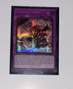 Yu-Gi-Oh! Dominus Purge MP25 1st Edition Holo Trap Card - Image 1