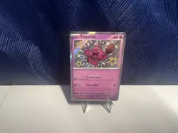 Pokemon TCG Paldean Fates Tinkatink Shiny Holo Rare Card 165/091 - Image 1