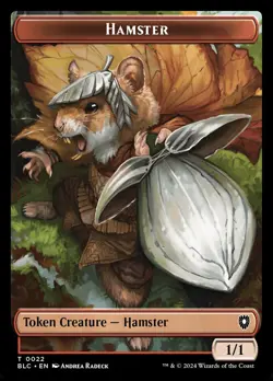 Hamster // Saproling Double-Sided Token - MTG Cards Shop - Image 1
