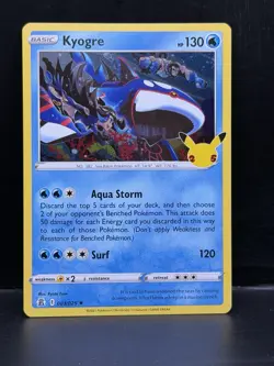 Kyogre 003/025 - Celebrations - Holo Rare - Pokemon Card TCG -k3 - Image 1